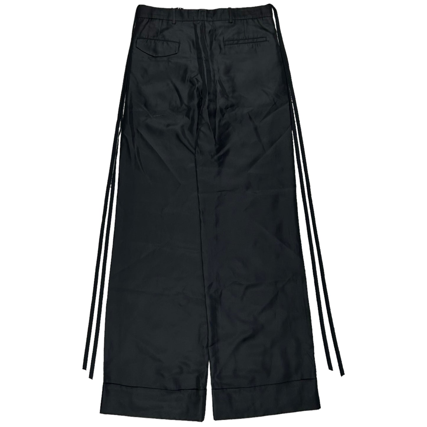 Ann Demeulemeester Bonne Cupro Garbadine Trousers - SS22
