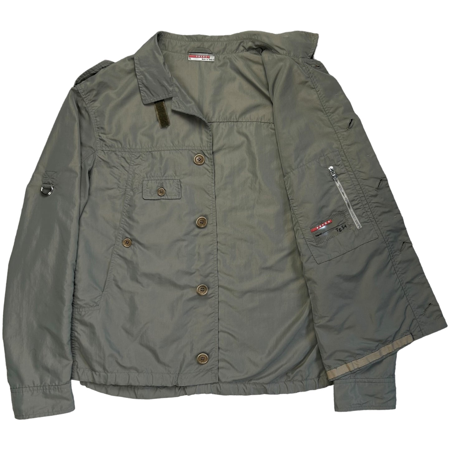 Prada D-Ring Utility Bomber Jacket