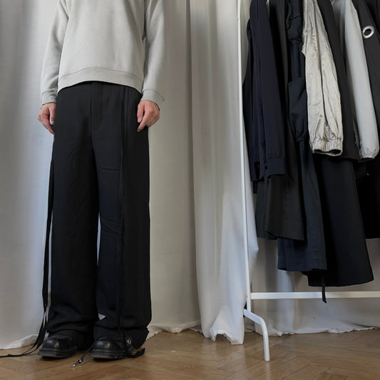 Ann Demeulemeester Bonne Slouchy Viscose Trousers - AW22