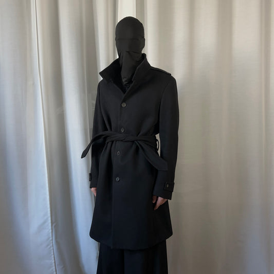 Givenchy Belted Military Wool Coat - AW11