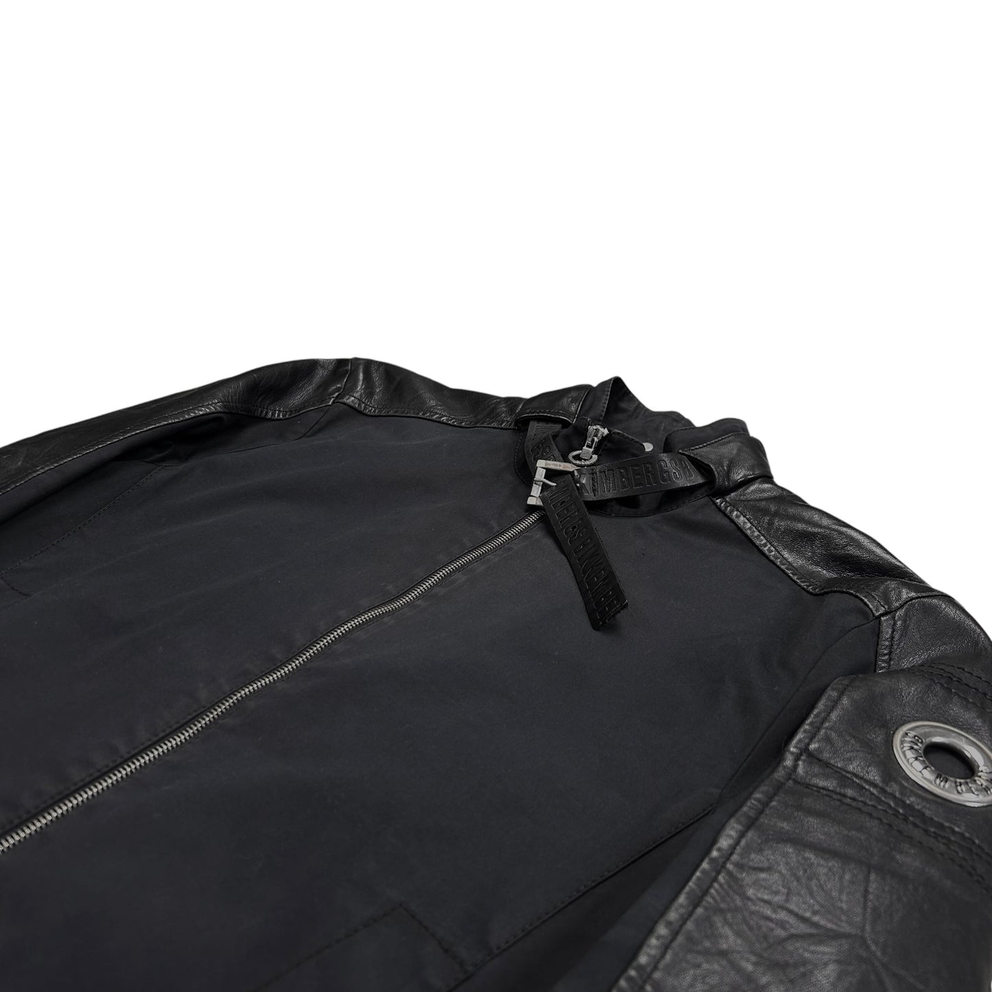 Dirk Bikkembergs Belted Moto Bomber Jacket