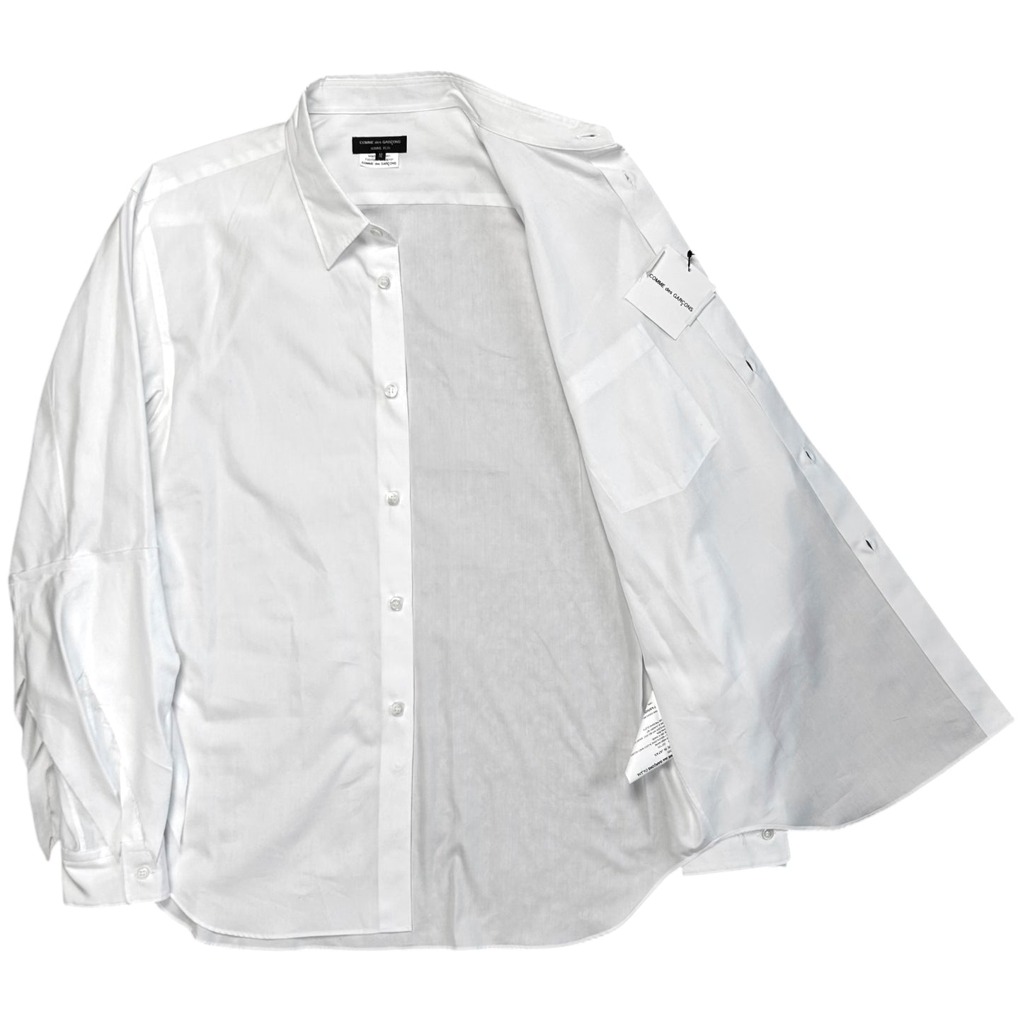 Comme des Garcons Homme Plus Layered Fringe Sleeve Shirt - SS23