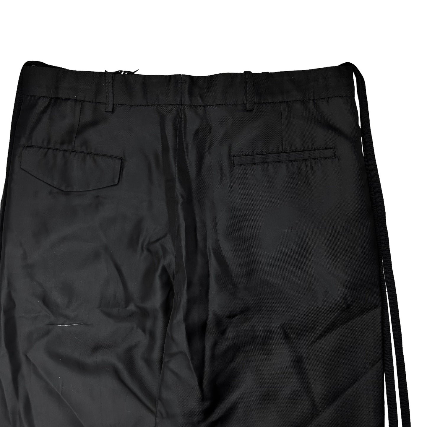 Ann Demeulemeester Bonne Cupro Garbadine Trousers - SS22