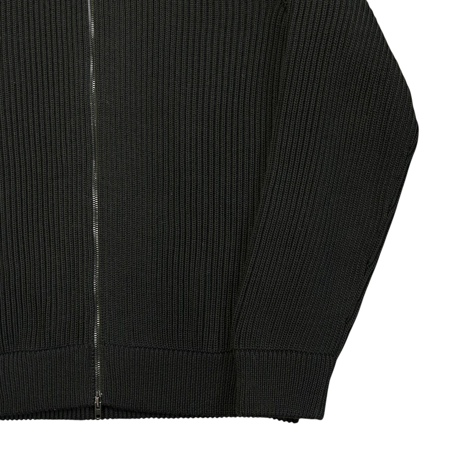 Maison Martin Margiela Heavy Rib Knit Zip Sweater - AW14