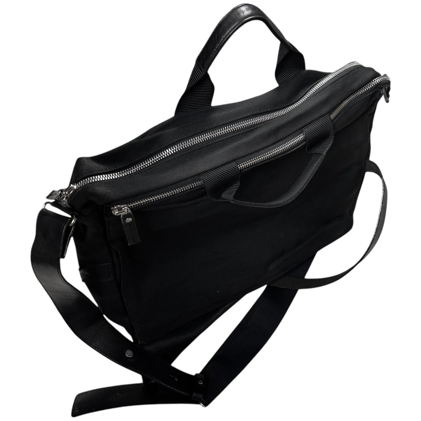 Y’Saccs Yohji Yamamoto Leather Strapped Flap Bag