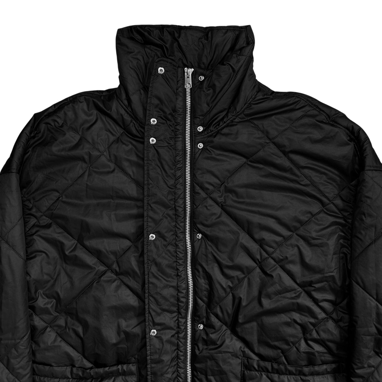 Dries Van Noten Quilted Snap Parka Coat - AW23