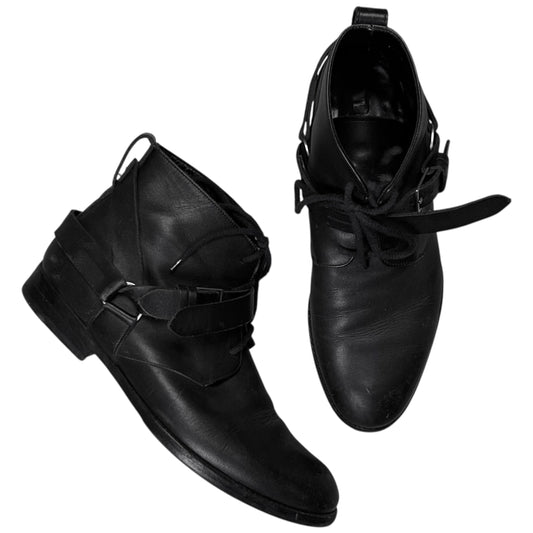 Dior Homme Harness Dual Strap Mid Top Boots - AW11