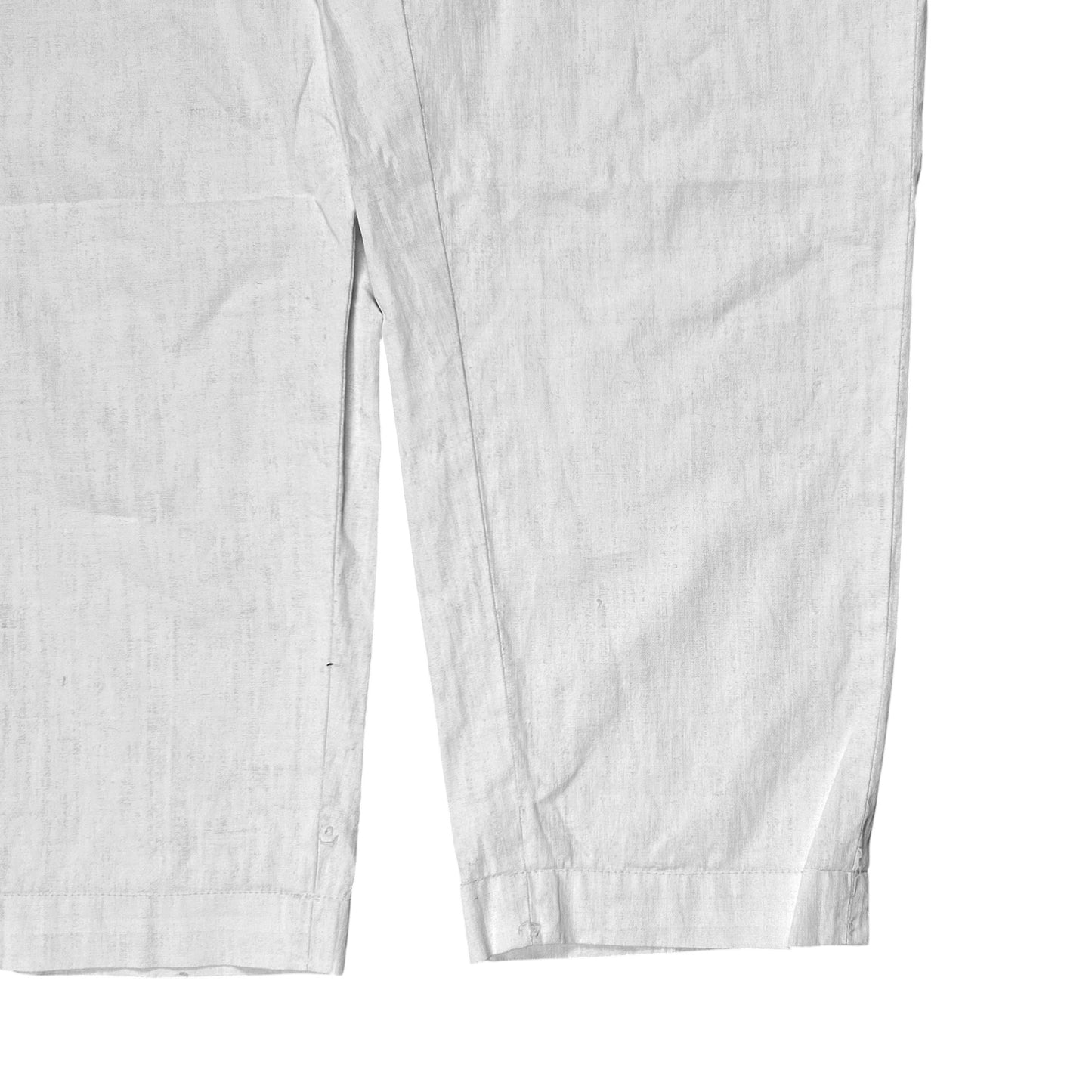 Ann Demeulemeester Dual Bondage Belt Coated Linen Pants - SS03