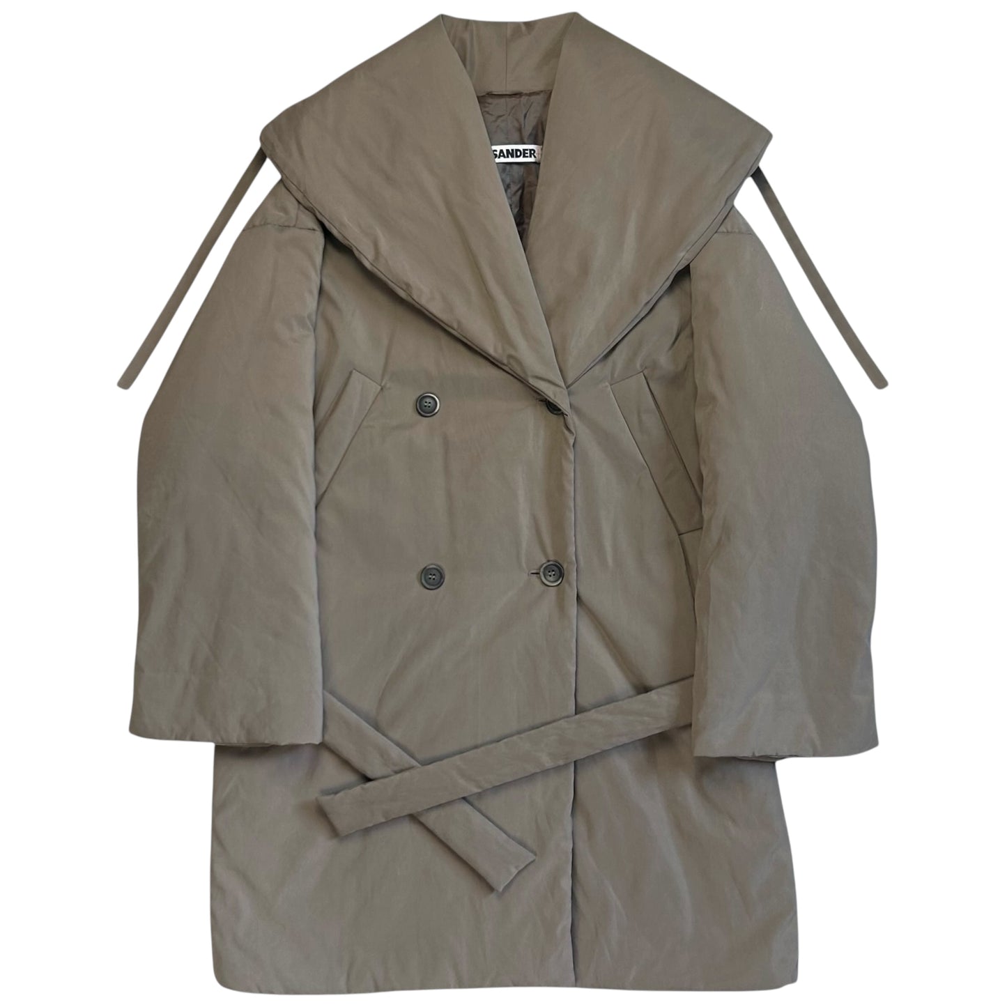 Jil Sander+ Padded Belted Shawl Coat