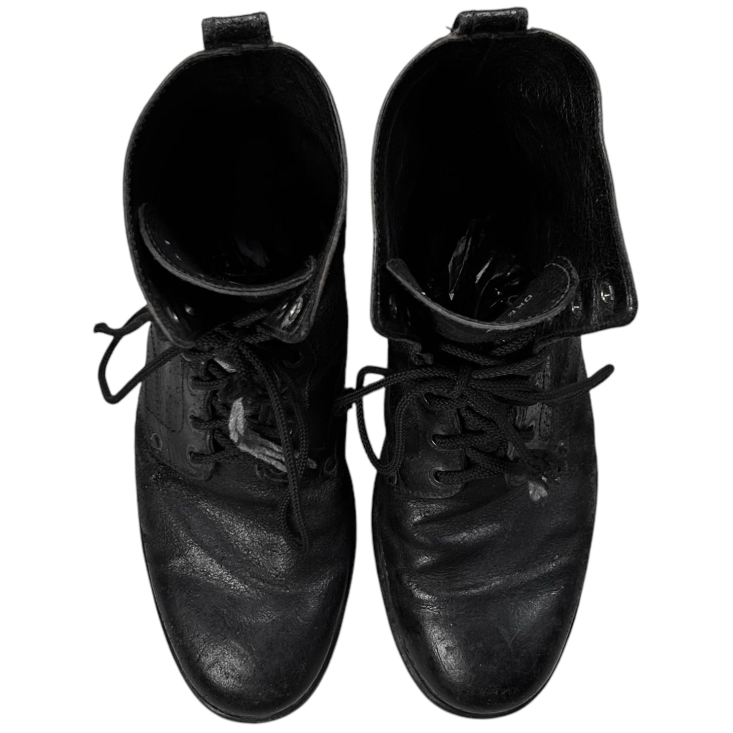 Dirk Bikkembergs Distressed Combat Boots