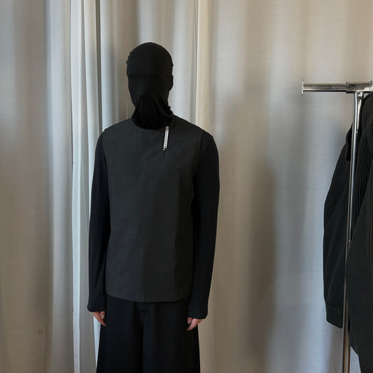 Raf Simons Sleeveless Chain Zip Top - AW20