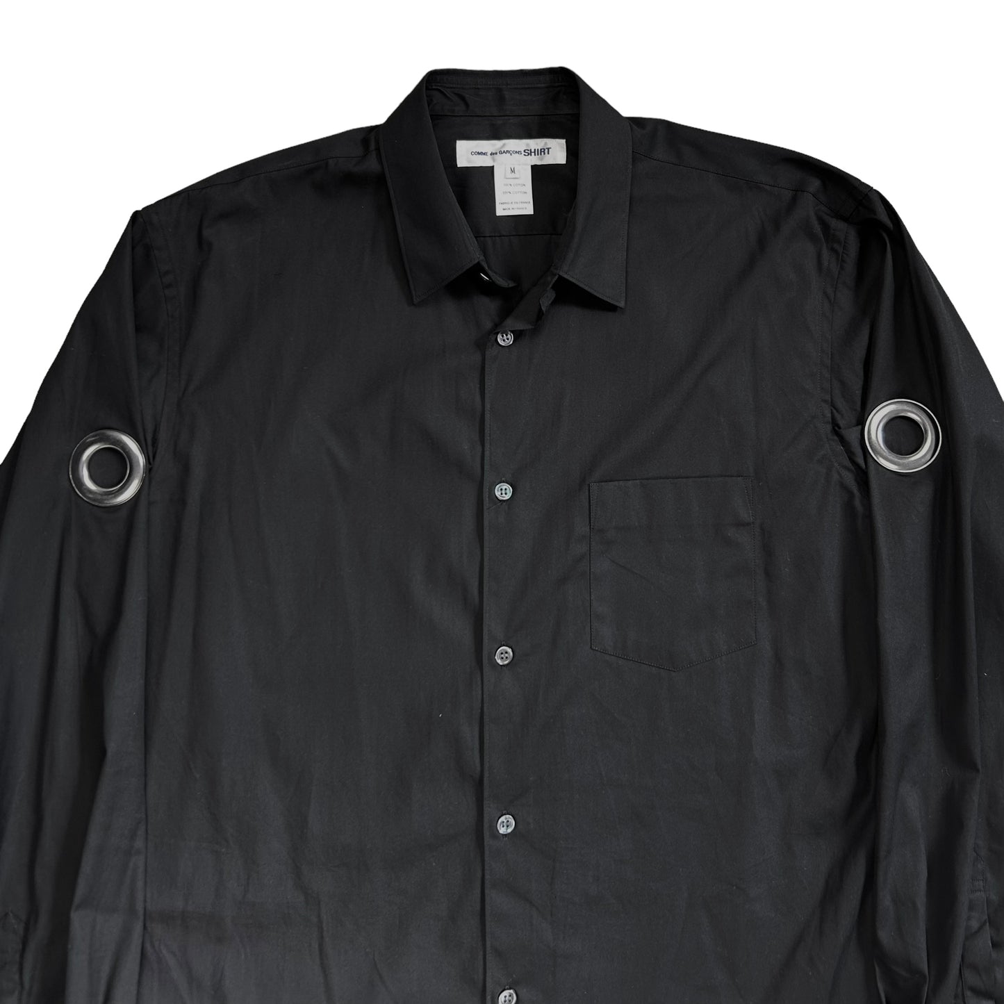 Comme des Garcons Shirt Giant Eyelet Sleeve Shirt - AW22