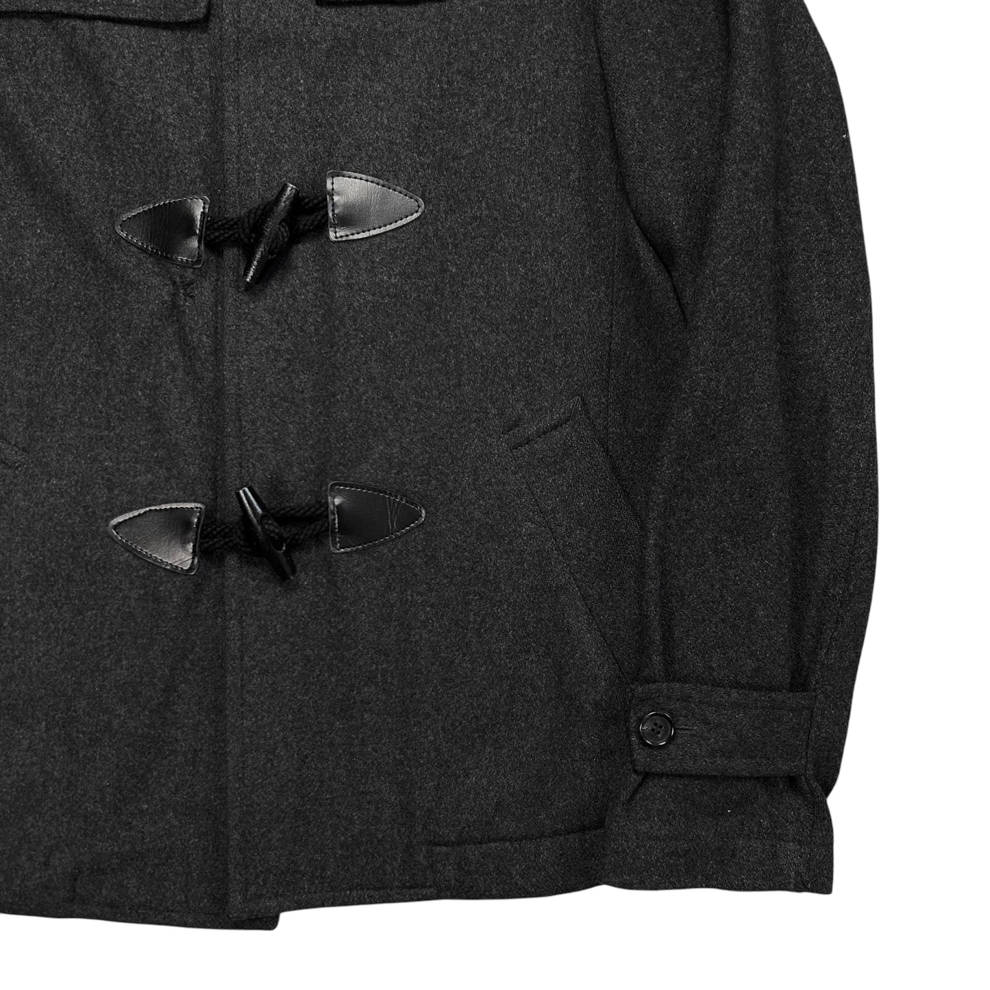 Comme des Garcons Shirt Hooded Duffle Wool Jacket - AW17