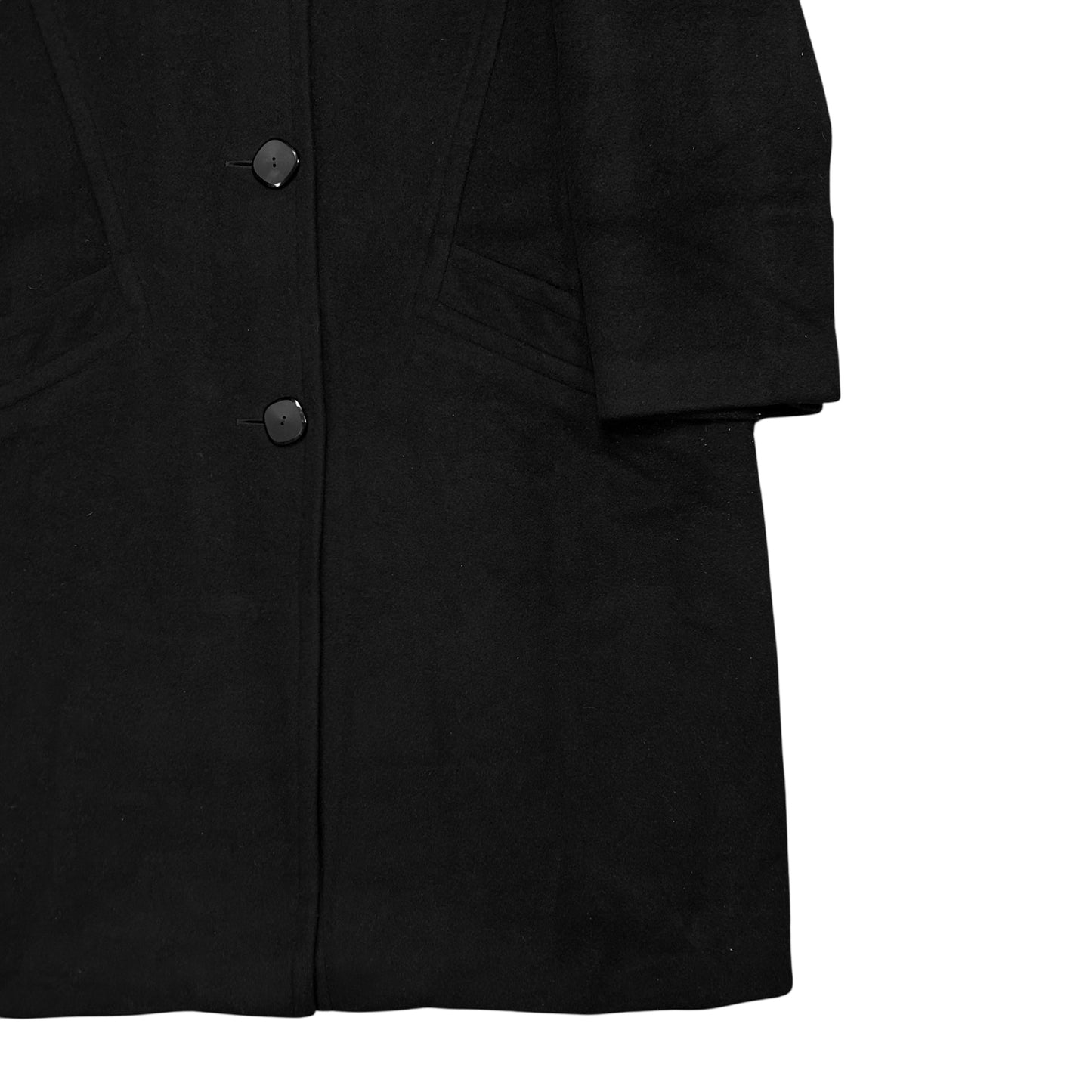 Balenciaga Panelled High Neck Wool Coat