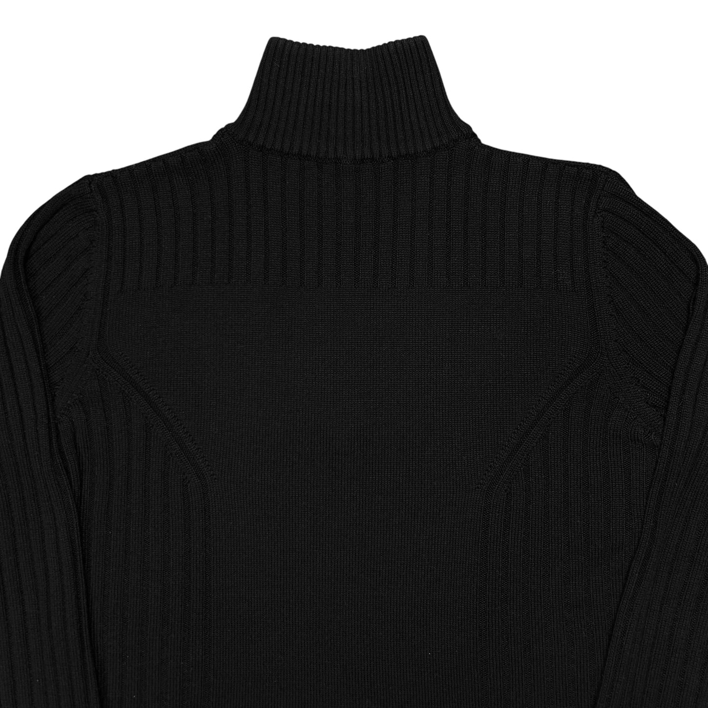 Dirk Bikkembergs Multi Rib Half Zip Sweater