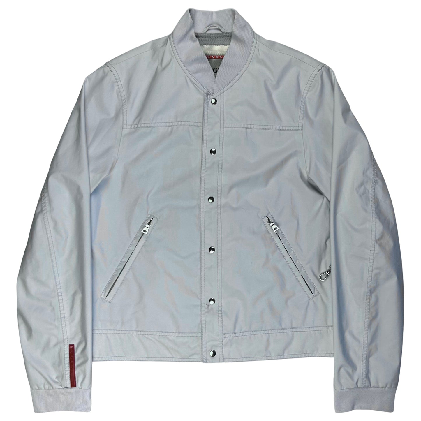 Prada Carabiner Snap Bomber Jacket