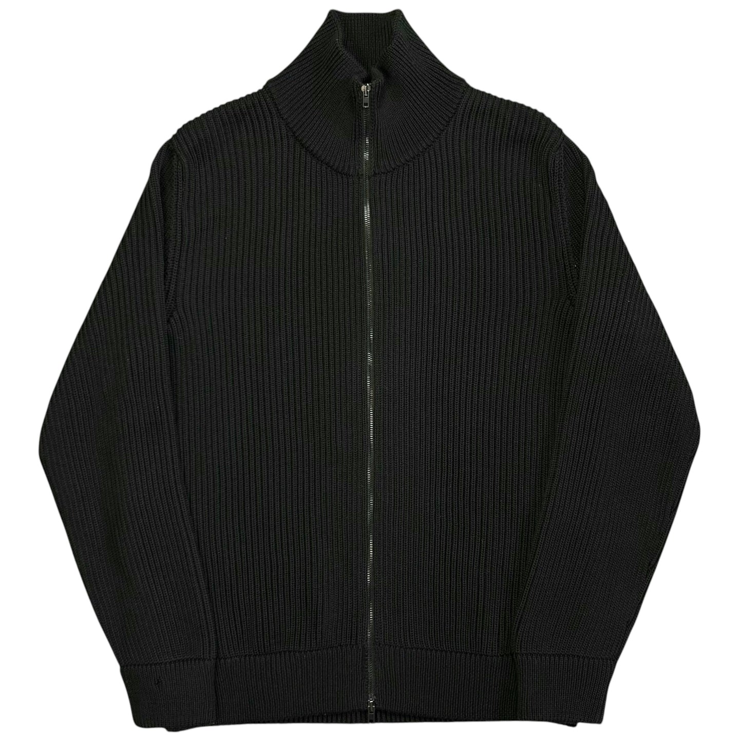 Maison Martin Margiela Heavy Rib Knit Zip Sweater - AW14