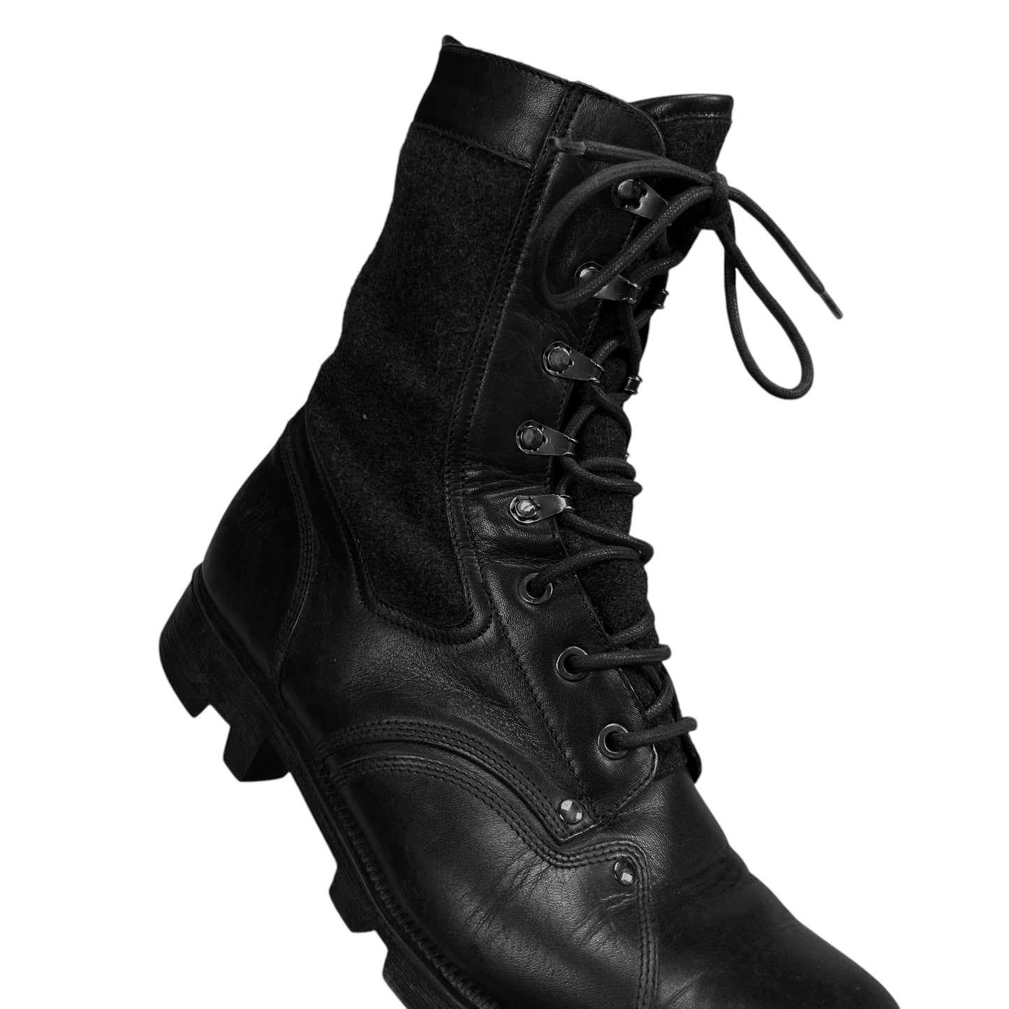 Maison Martin Margiela Stud Hook Combat Boots - AW14