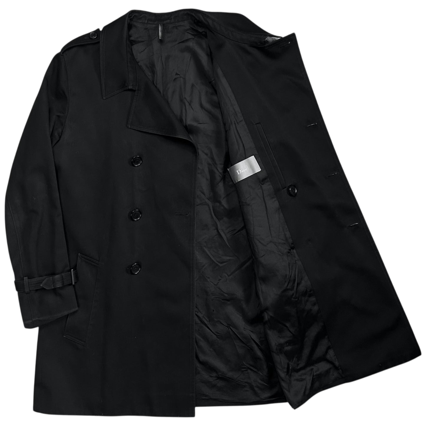 Dior Homme Chest Layer Military Trench Coat - SS06