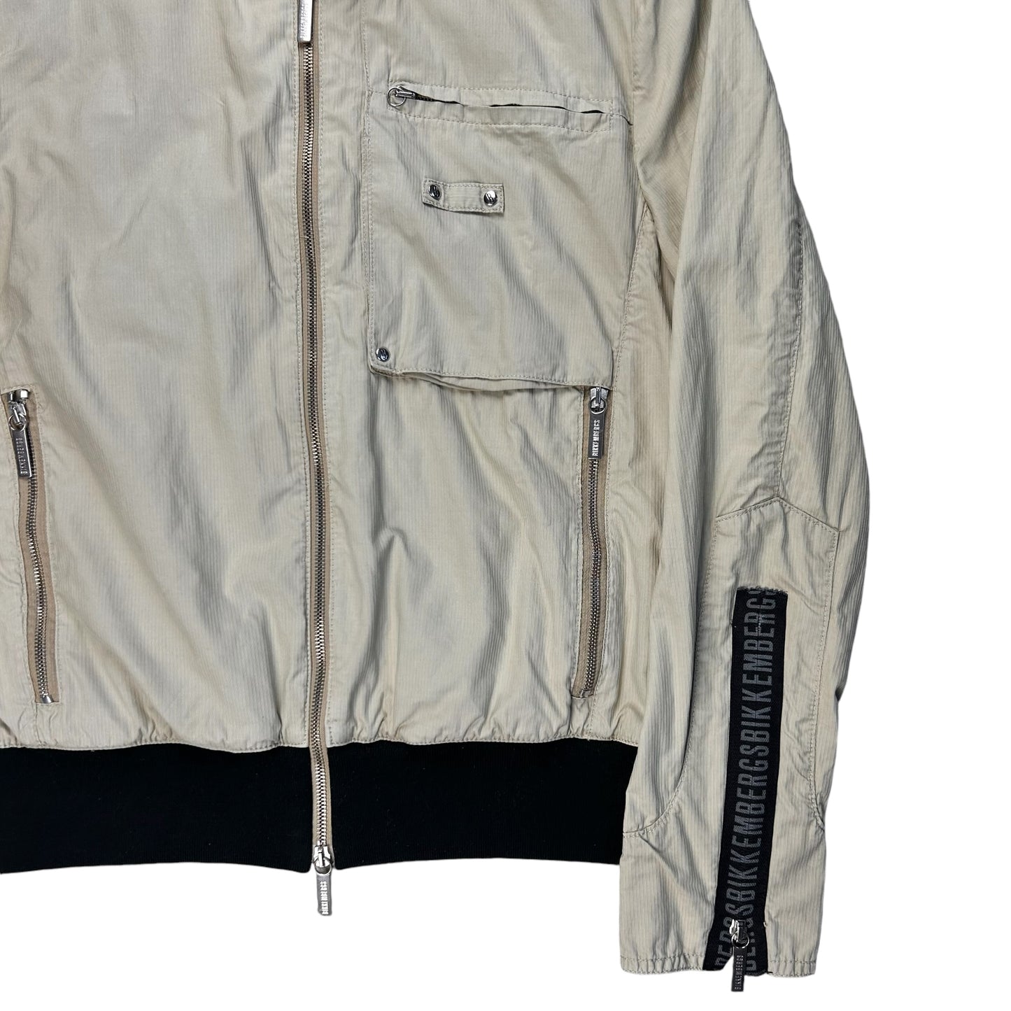 Dirk Bikkembergs Utility Zip Flight Jacket