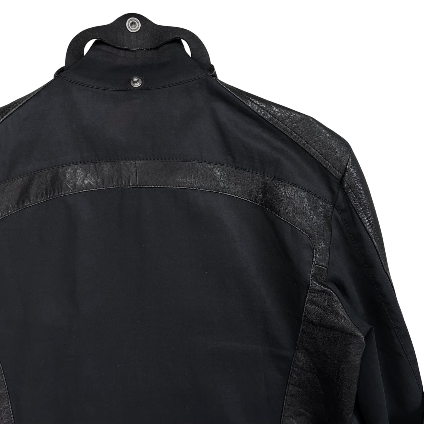 Dirk Bikkembergs Belted Moto Bomber Jacket