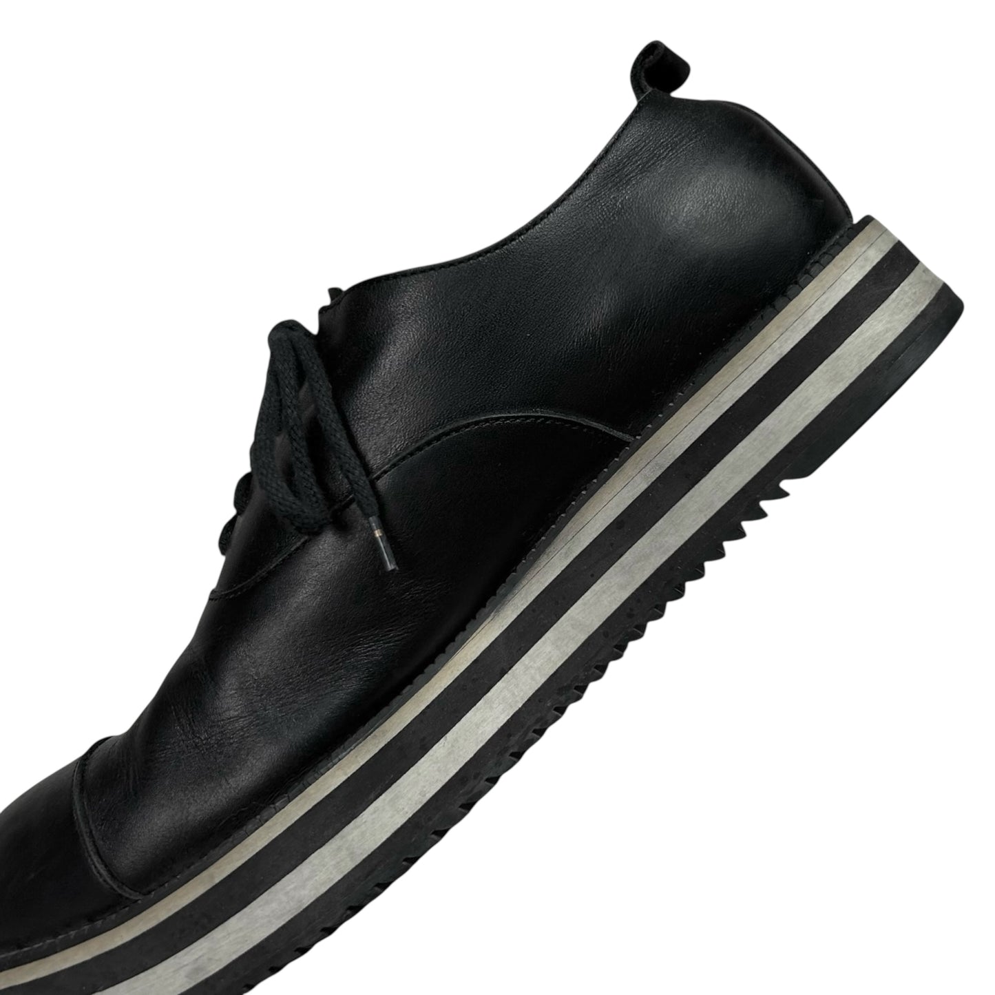 Comme des Garcons Homme Striped Platoform Derbies