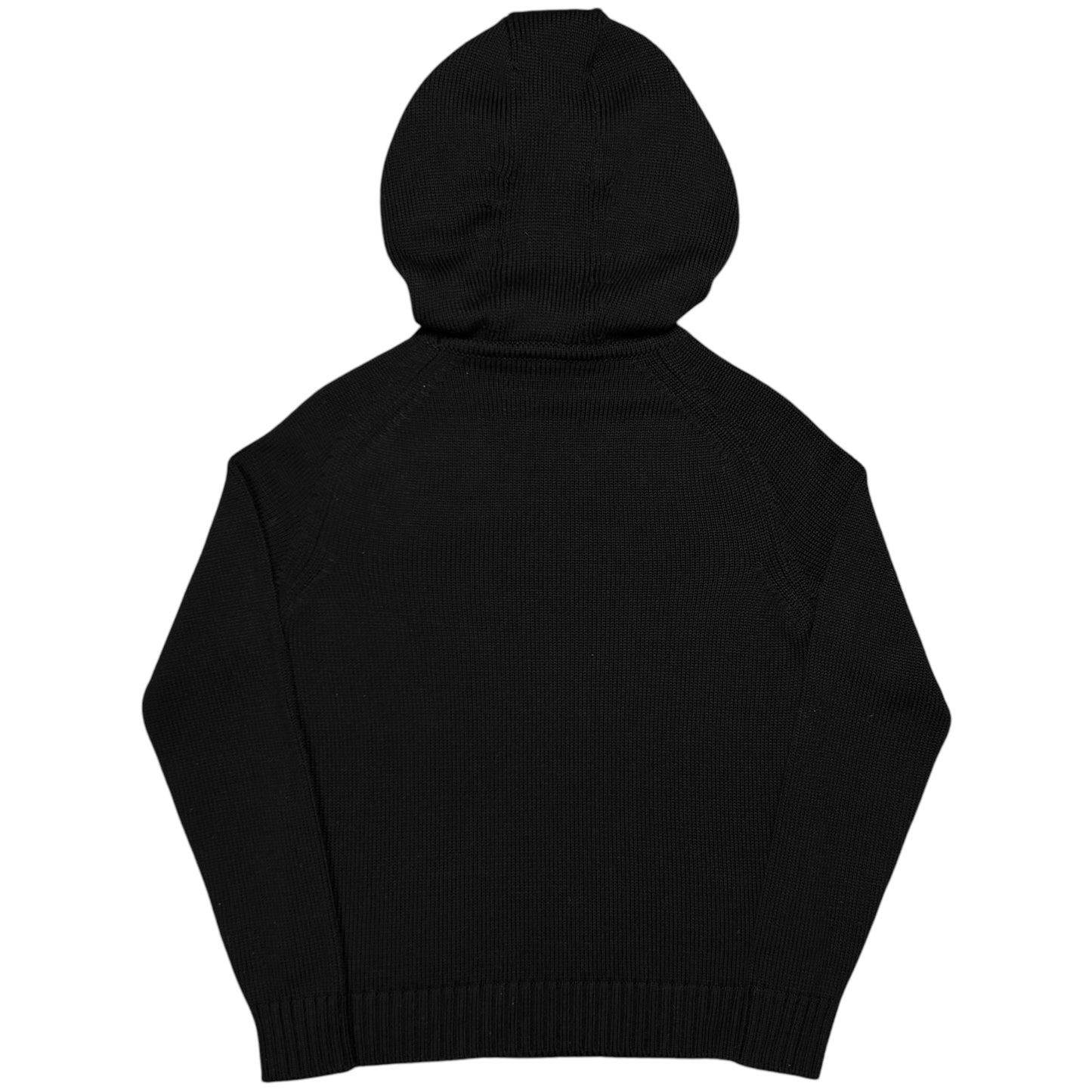 Dirk Bikkembergs Dual Textured Knit Hoodie