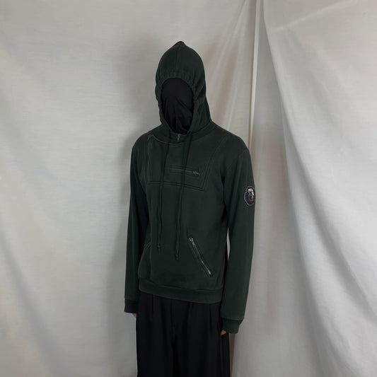 RAF by Raf Simons Multi Zip Crest Hoodie - 2010s