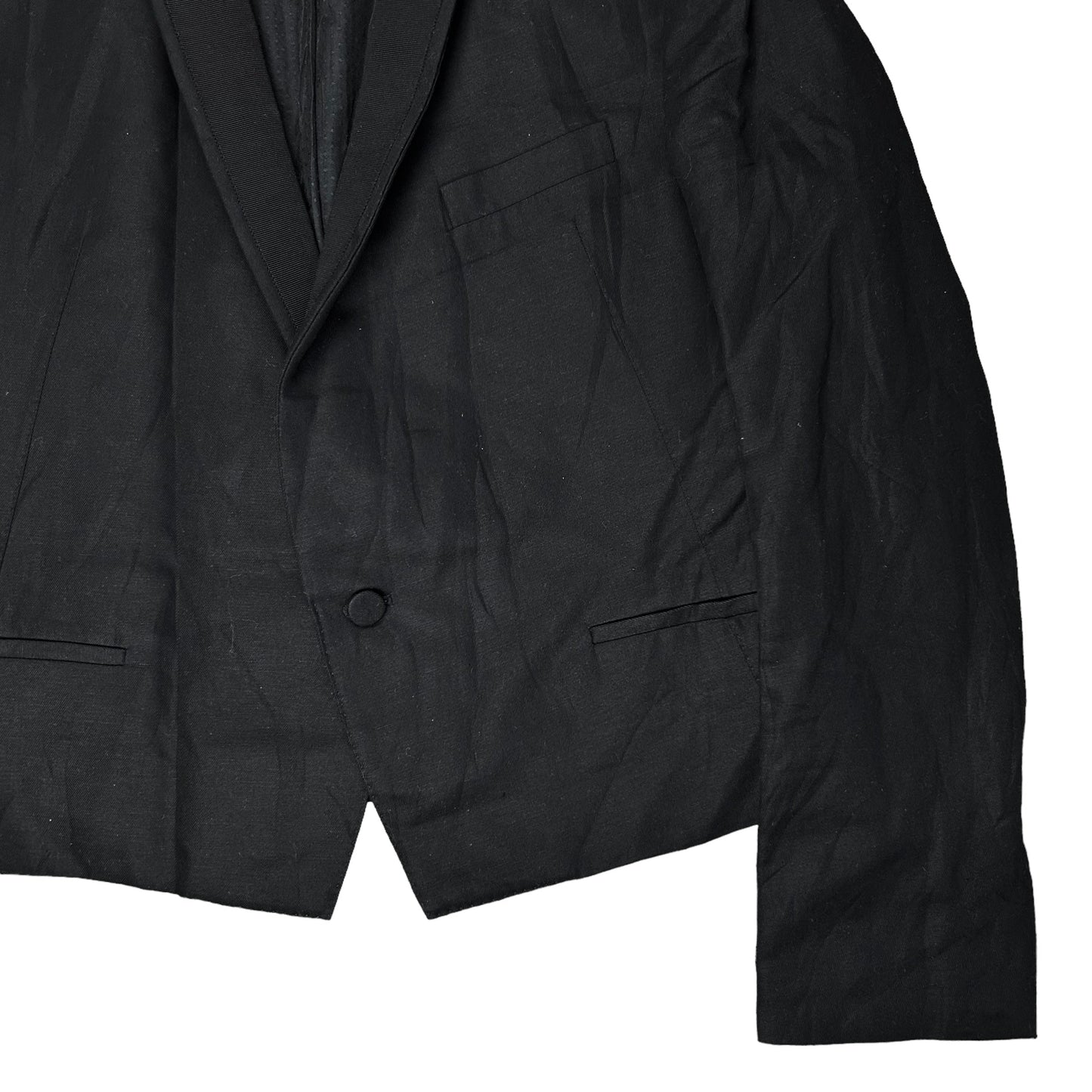 Haider Ackermann Cropped Single Button Blazer
