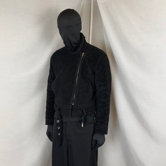 MM6 Maison Martin Margiela Belted Sherpa Bomber Jacket - AW15