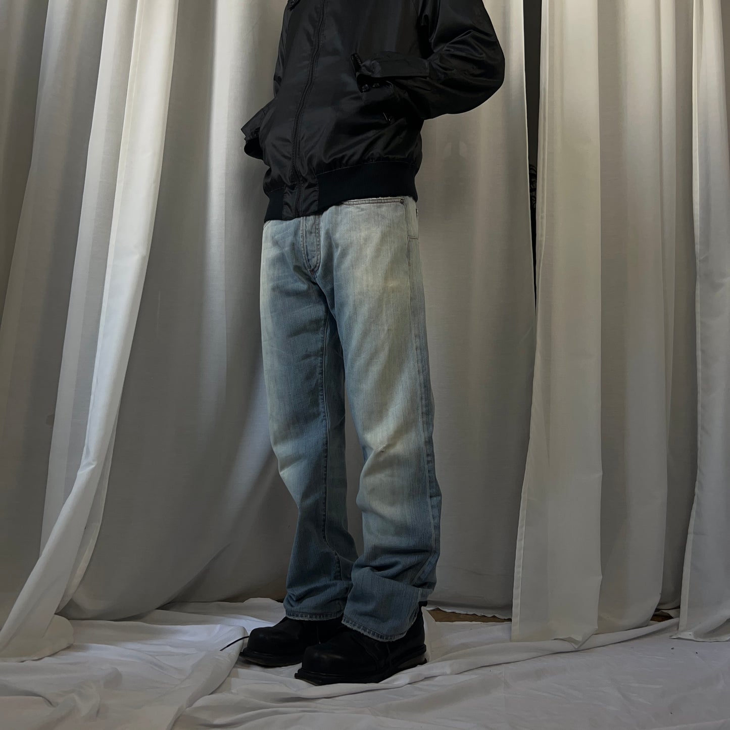 Dior Homme Weathered Straight Jeans - SS06