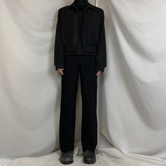 Maison Martin Margiela Fringe Hem Viscose Trousers - AW05