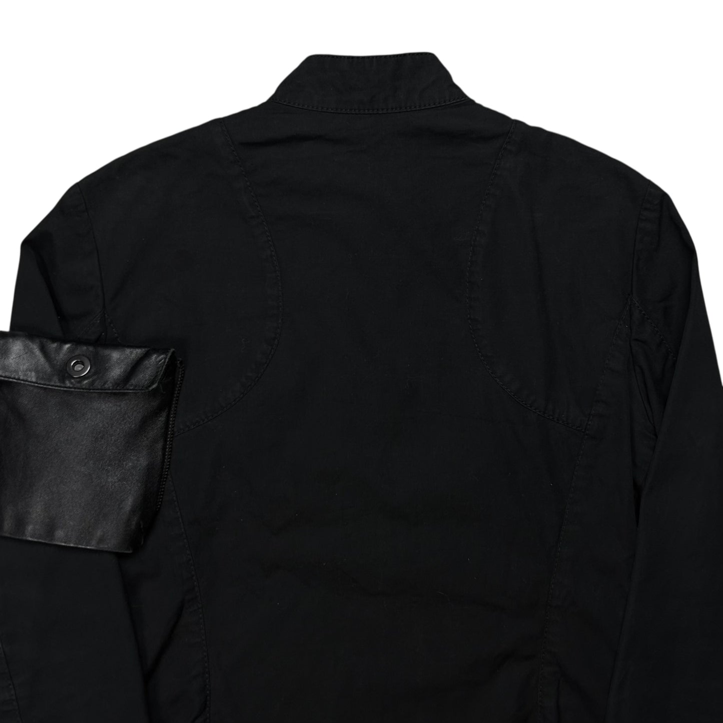 Dirk Bikkembergs Detachable Leather Pocket Work Jacket