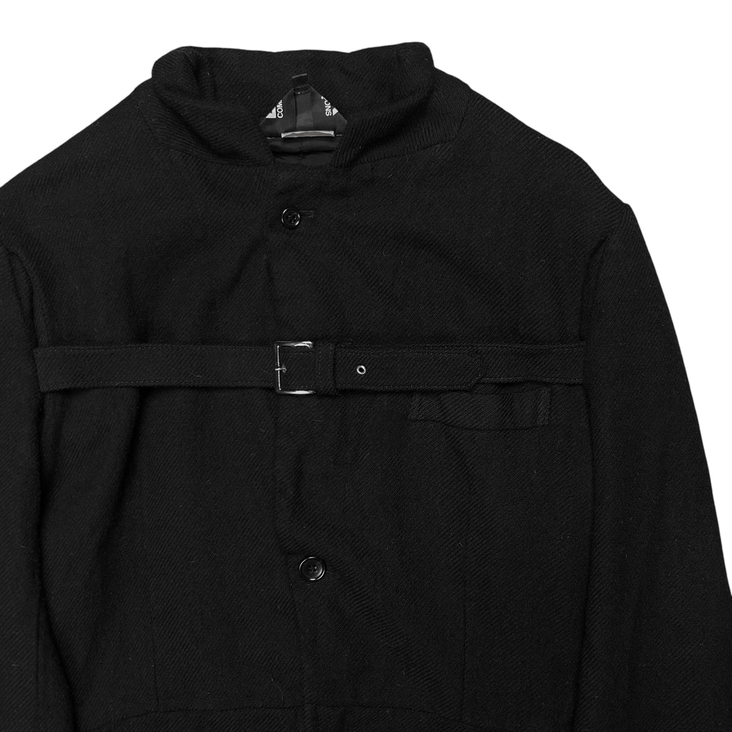 Comme des Garcons Black Belted Tail Jacket - AW09