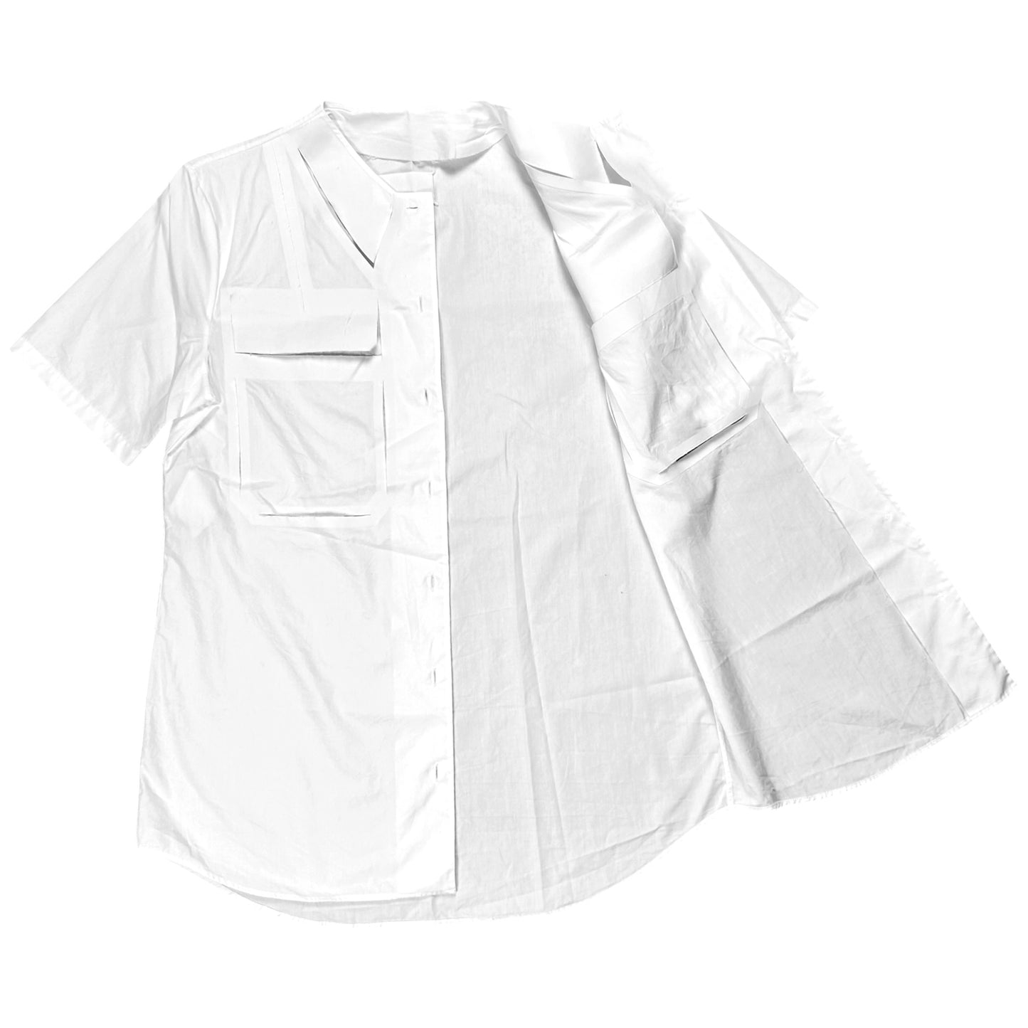 Maison Margiela Cut Out Short Sleeve Shirt - SS19