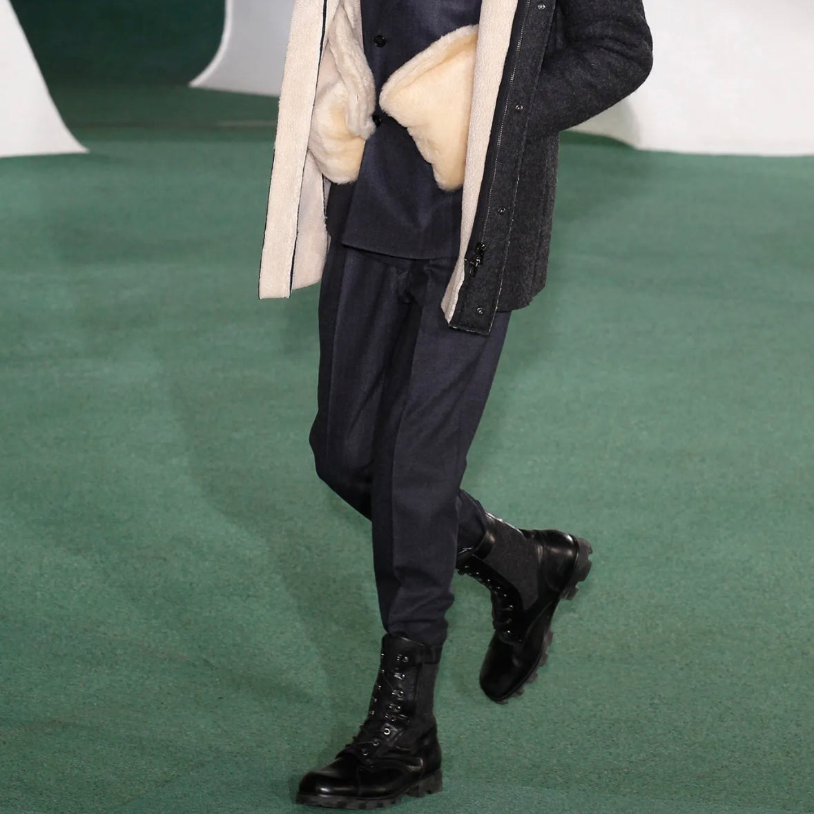 Maison Martin Margiela Stud Hook Combat Boots - AW14
