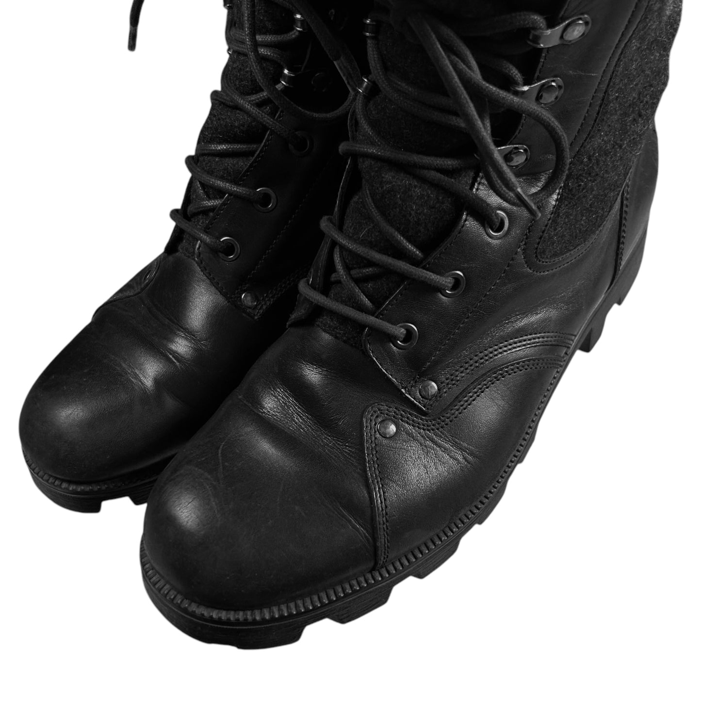 Maison Martin Margiela Stud Hook Combat Boots - AW14