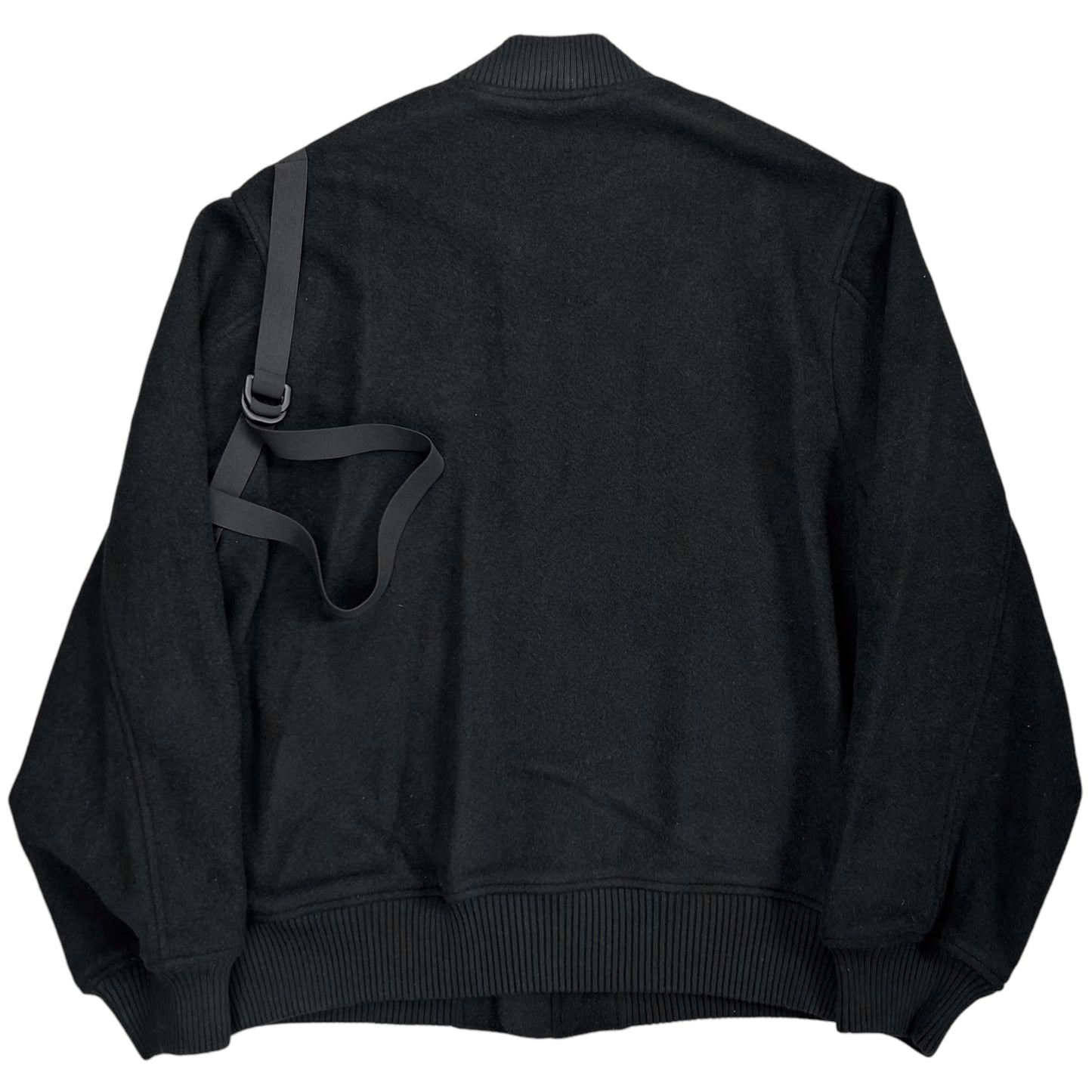 Helmut Lang Bondage Strap Wool Bomber Jacket - AW22