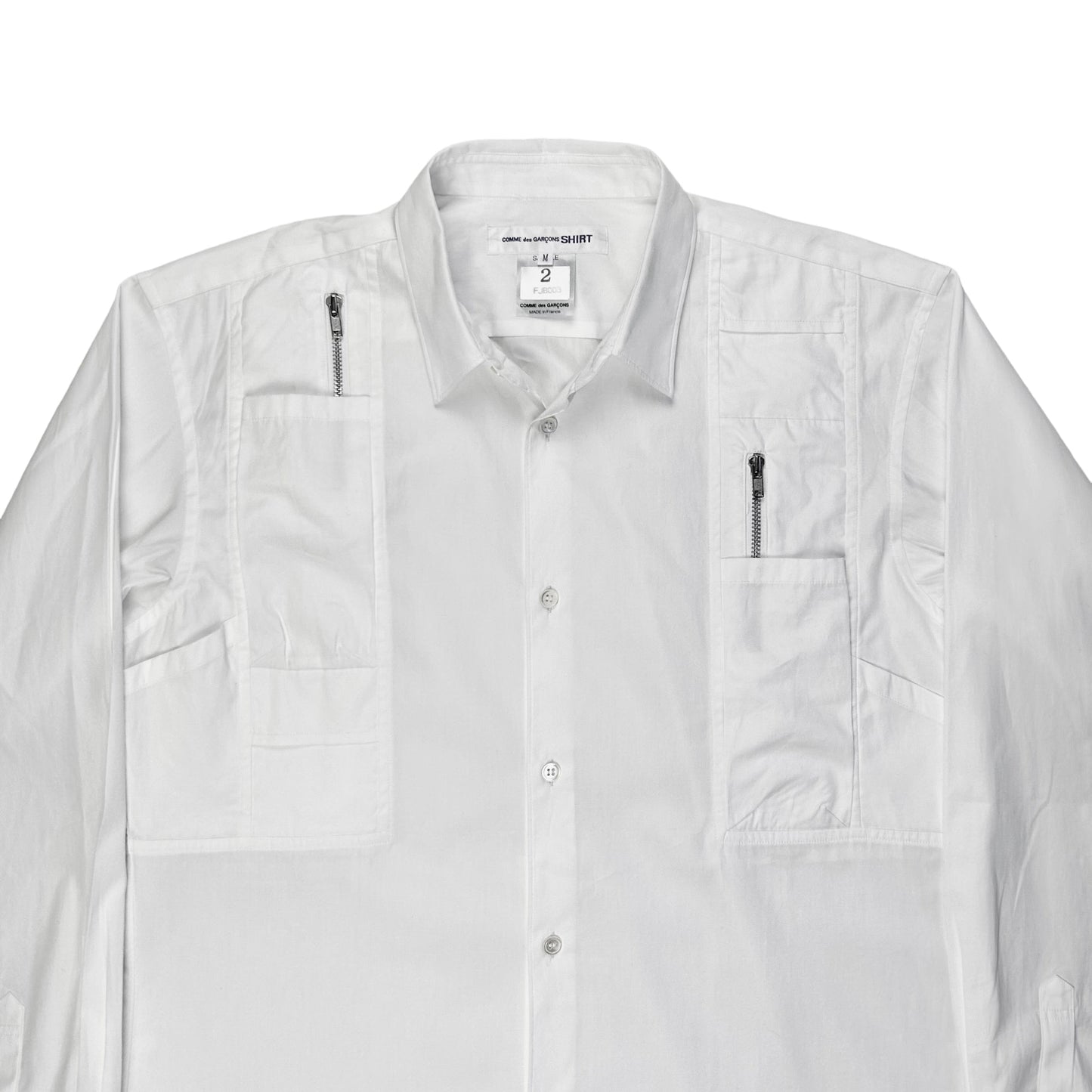 Comme des Garcons Shirt Utility Zip Pocket Shirt - AW22
