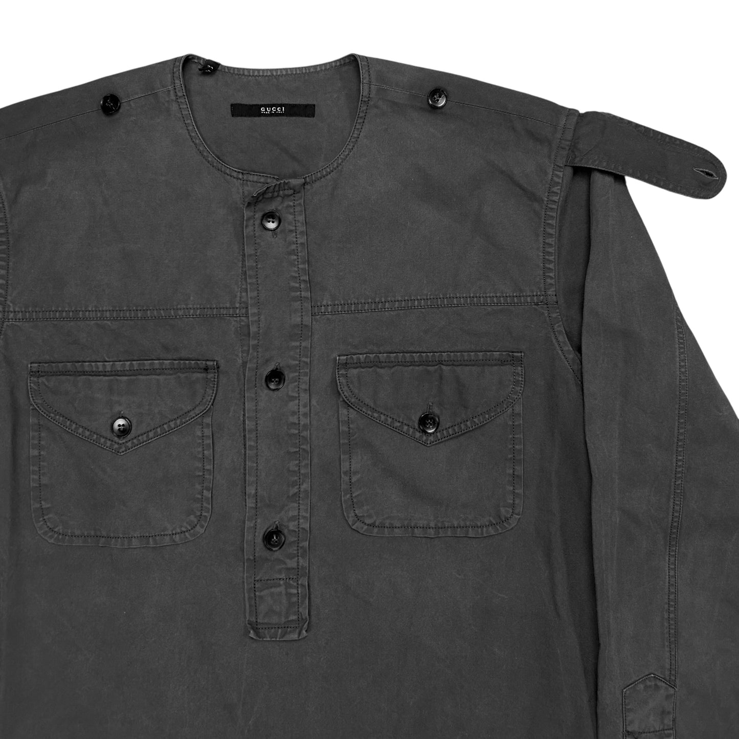 Gucci By Tom Ford Miliary Cargo Shirt