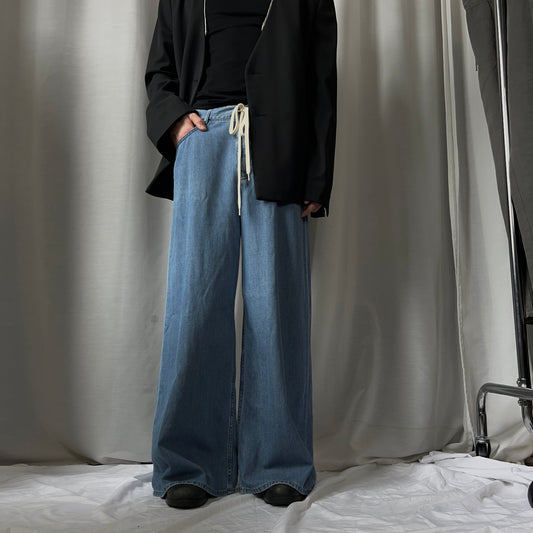 MM6 Maison Margiela Wide Lace Jeans - SS23