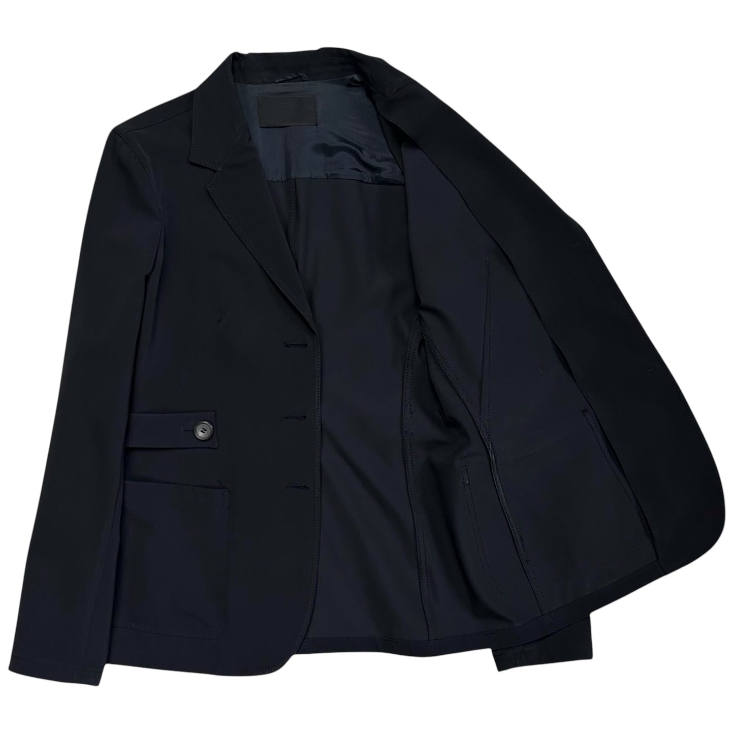 Prada Strap Belted Blazer