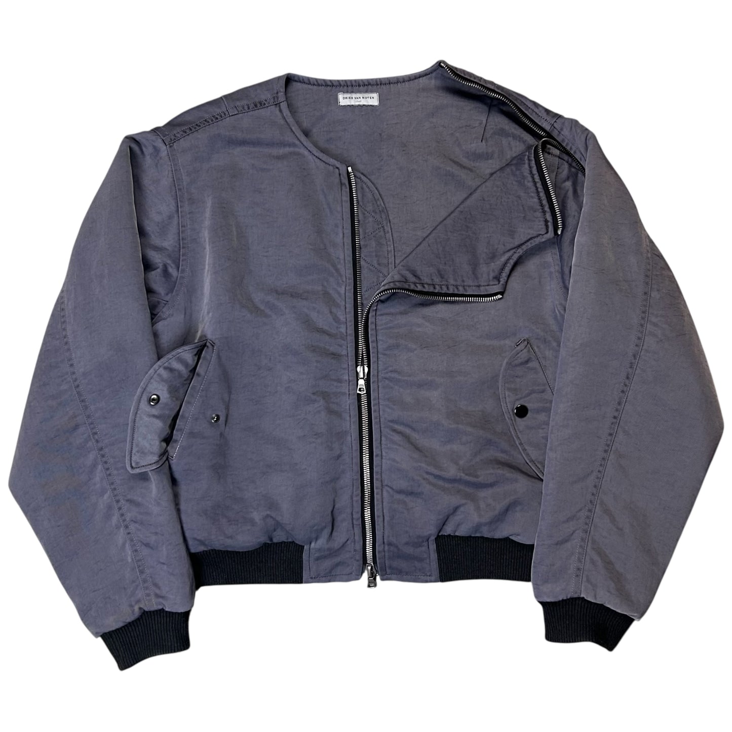 Dries Van Noten Shoulder Zip Bomber Jacket - AW14
