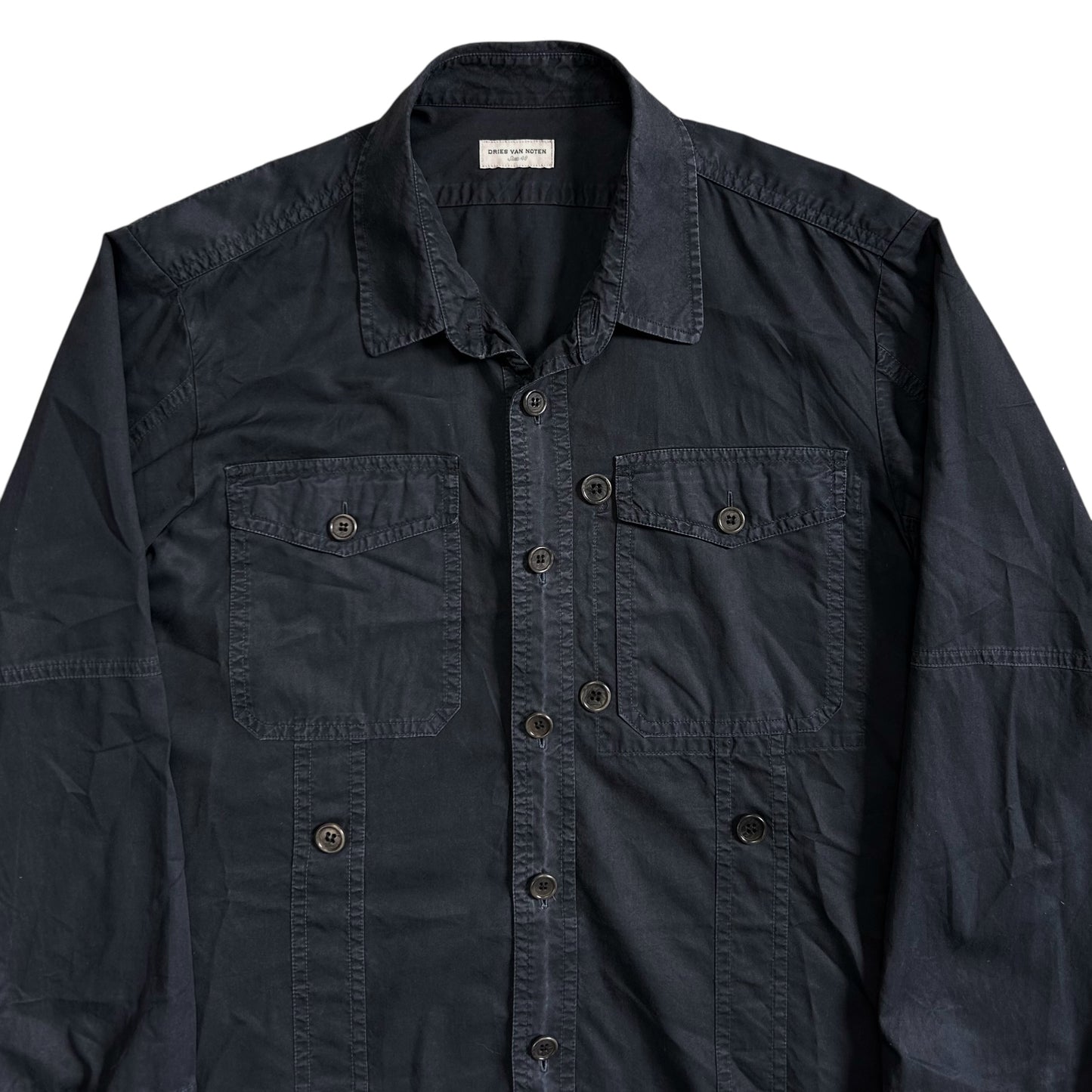 Dries Van Noten Multi Button Cargo Shirt