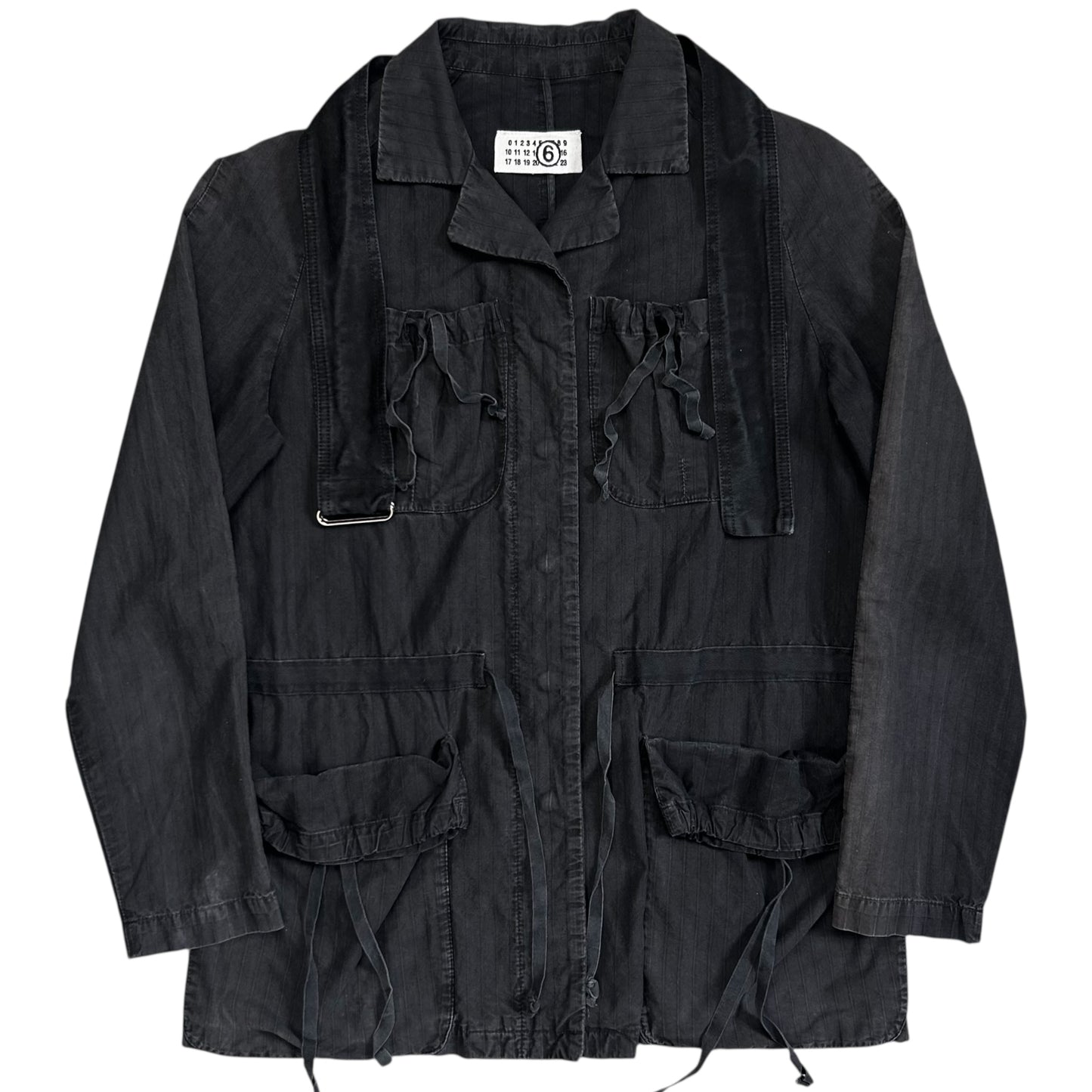 Maison Martin Margiela Belted Cargo Tassel Chore Jacket - SS05