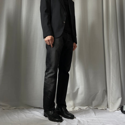 Dior Homme Coated Straight Jeans - AW11