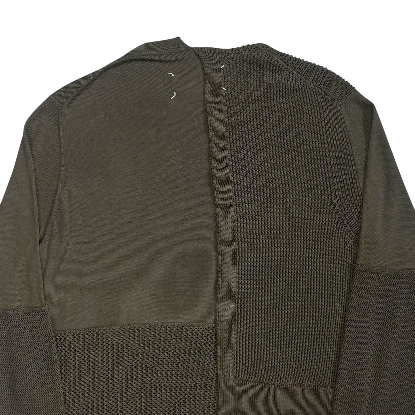 Maison Margiela Patchwork Dual Texture Sweater - SS16