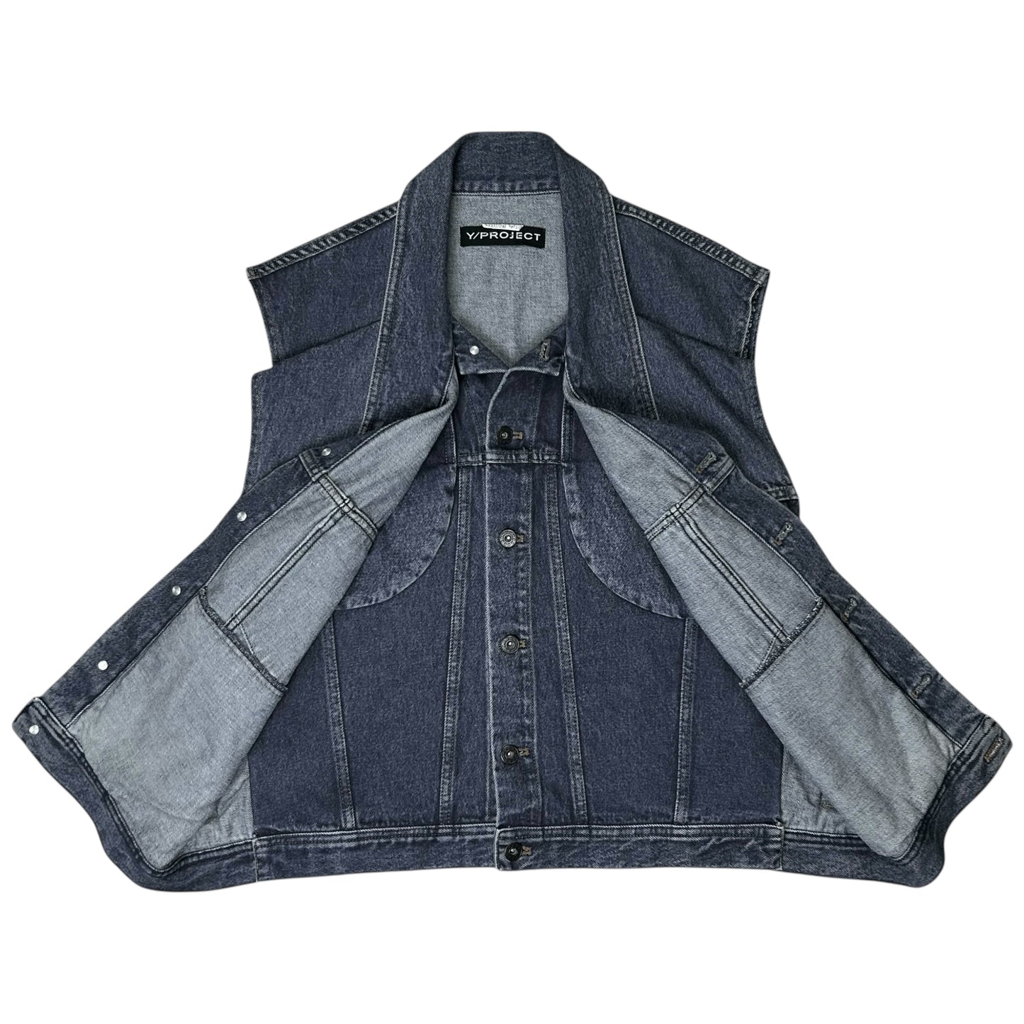 Y/Project Double Denim Vest - SS18