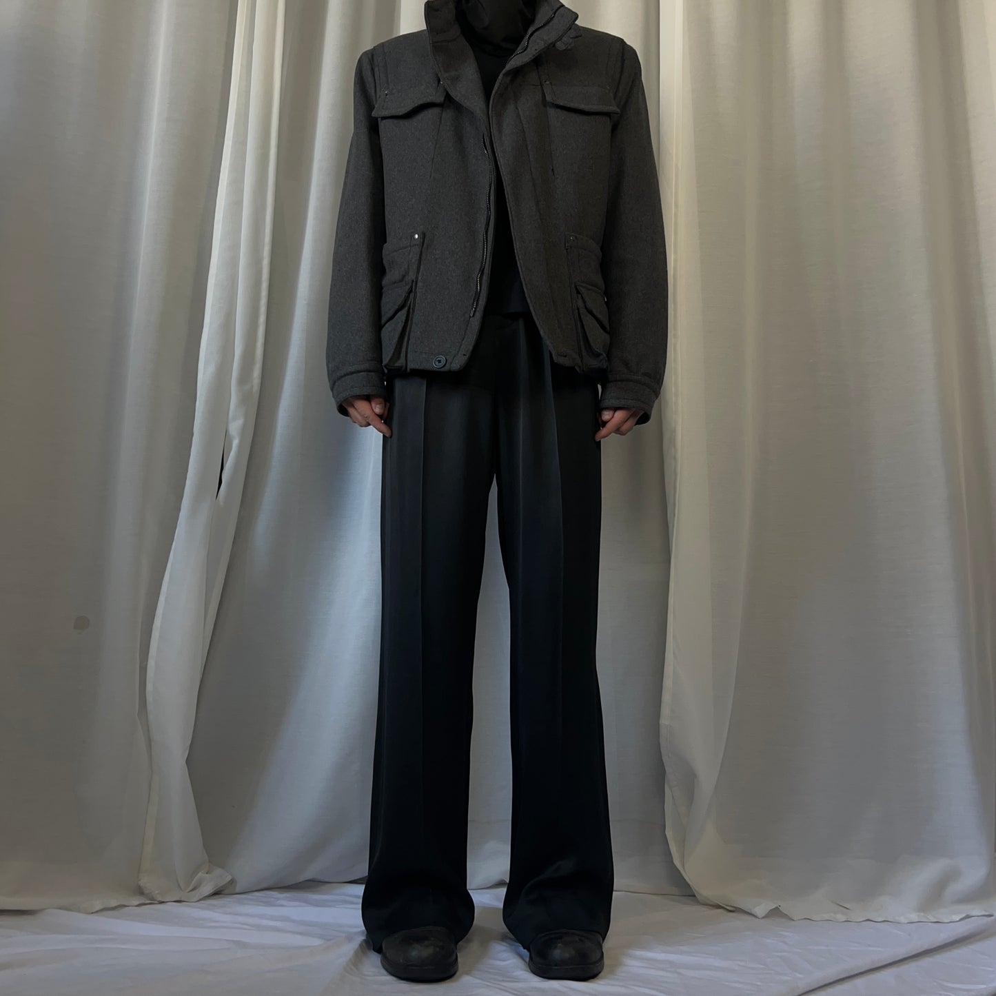Maison Martin Margiela Wide Fluid Acetate Trousers - SS11