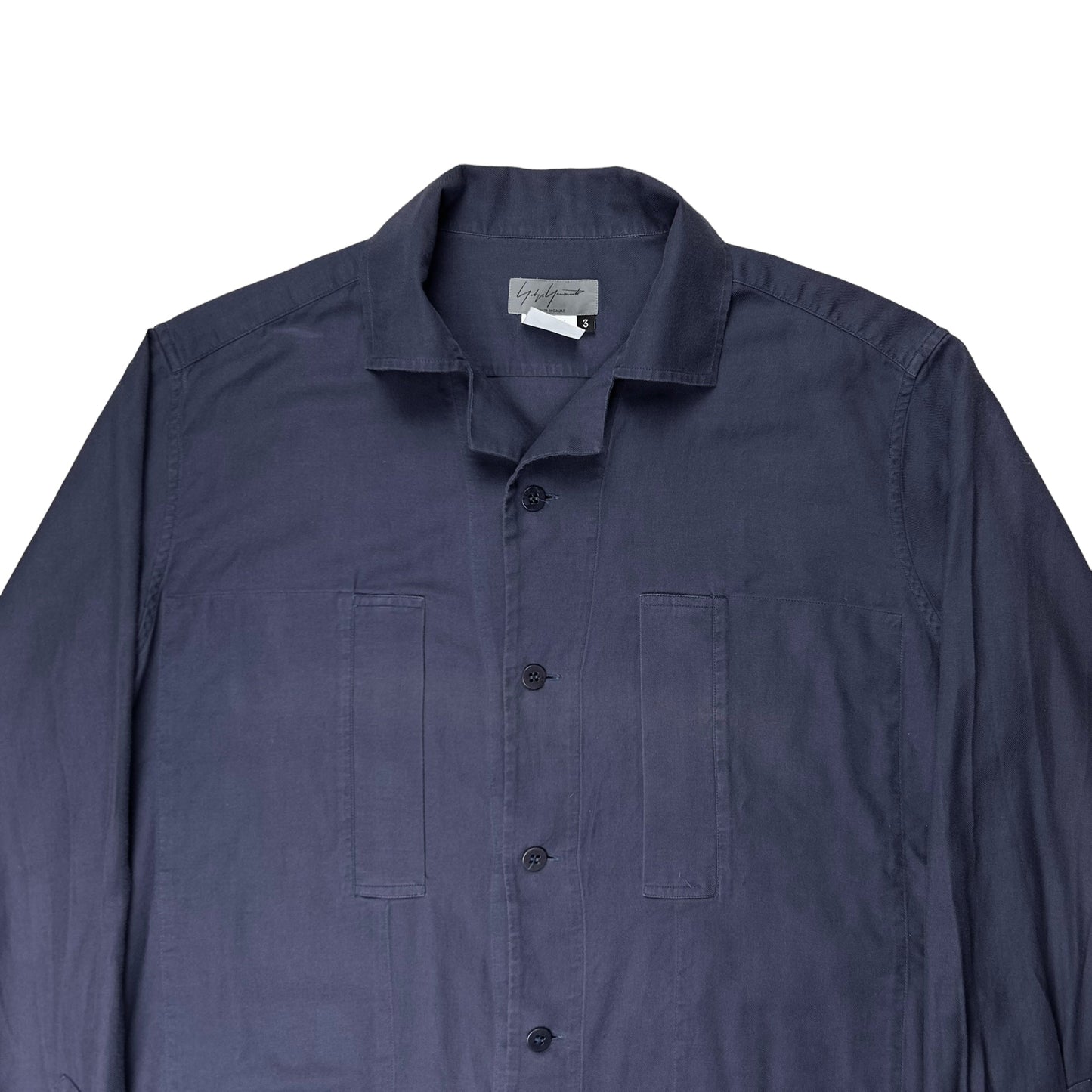 Yohji Yamamoto Pour Homme Chest Slid Work Shirt